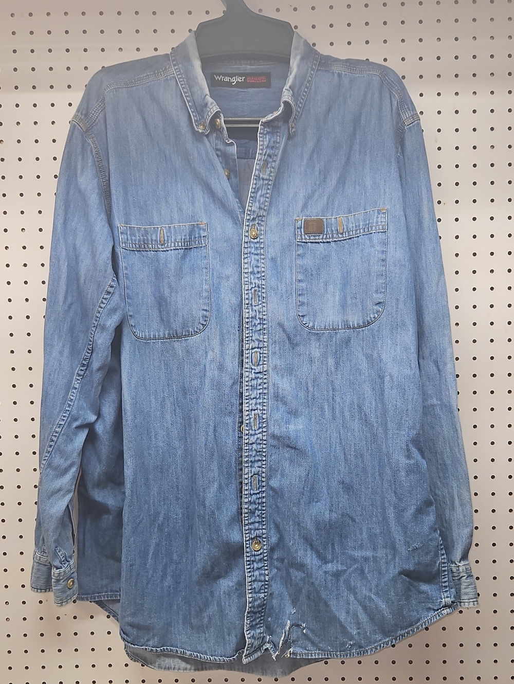 Wrangler Light Blue Denim Shirt